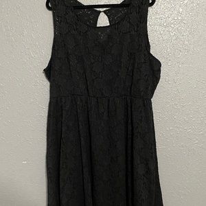 Maurices Black Lace Knee Length Dress